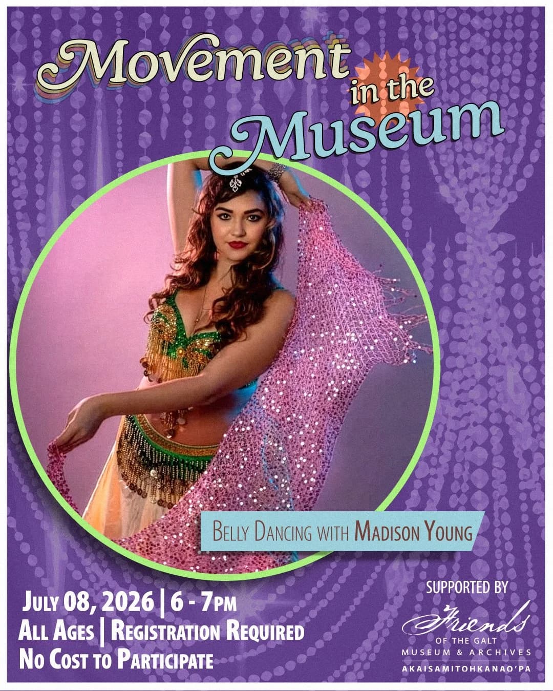 Movement in the Museum: Belly Dancing with Madison Young