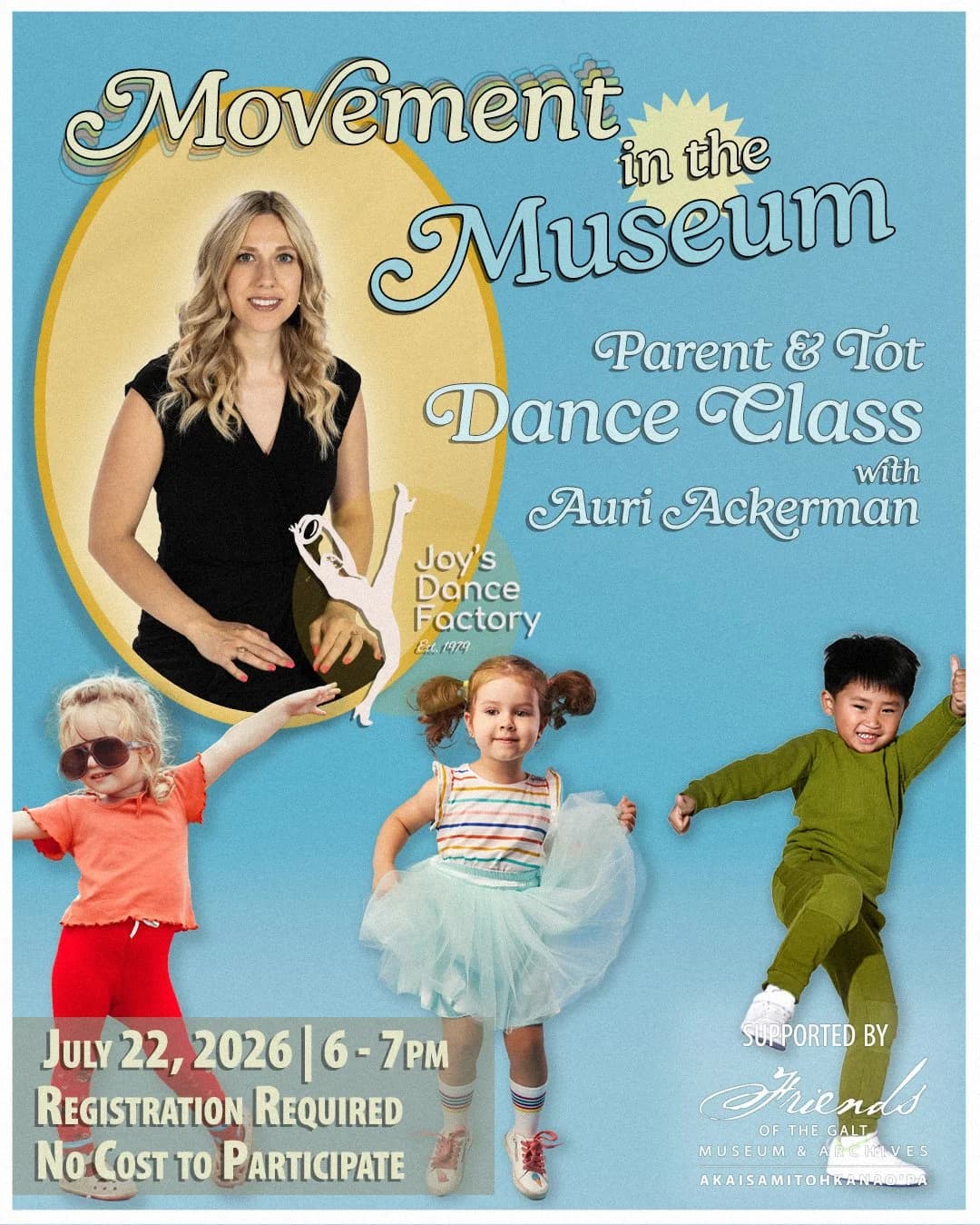 Movement in the Museum: Parent and Tot Dance Class