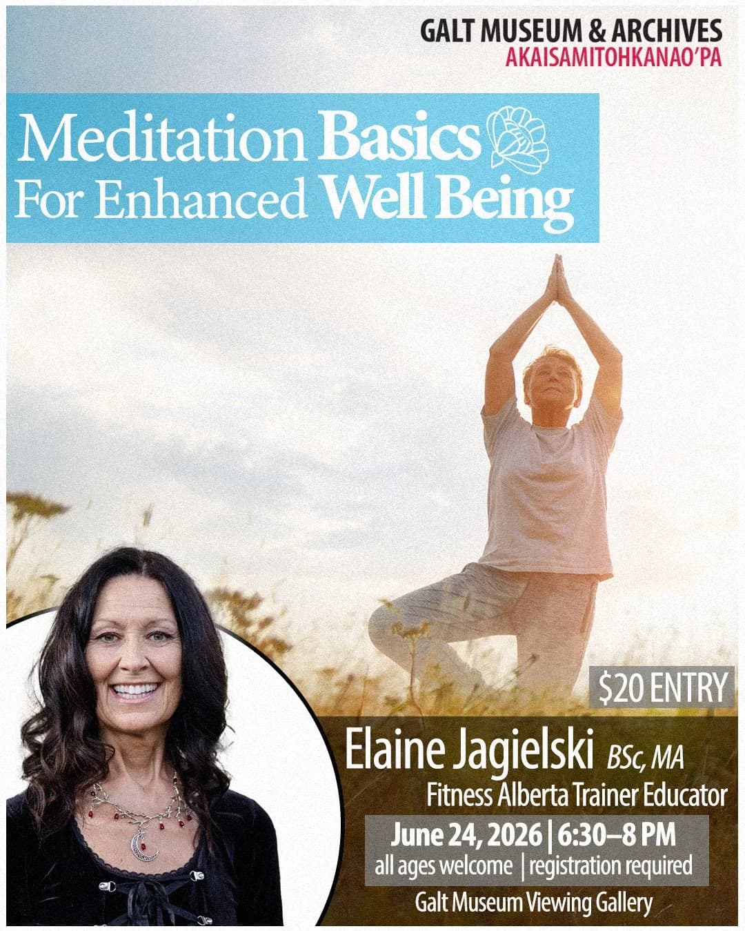 Meditation Basics for Enhanced Wellbeing with Elaine Jagielski