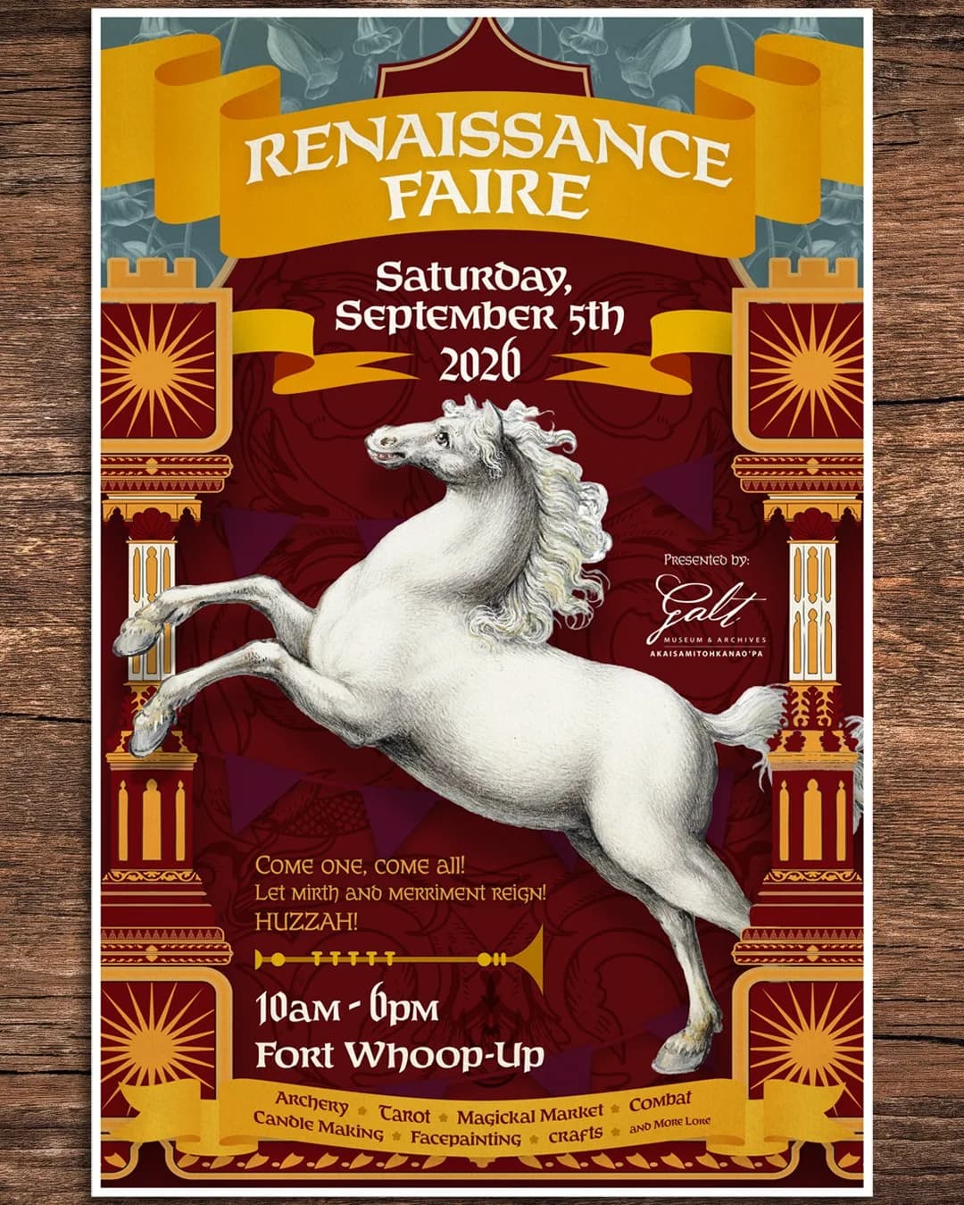 Renaissance Faire 2026 at Fort Whoop-Up