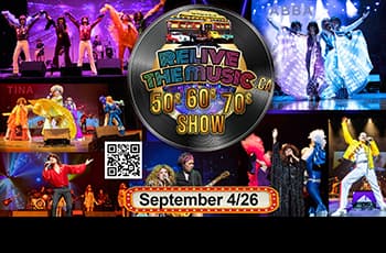 Relive The Music 50s, 60s & 70s Touring Show